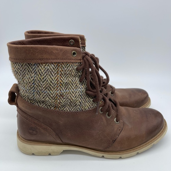 Timberland Shoes | Timberland Bramhall 6 in Boots Harris Tweed Ankle Boot Size 8 12 | Color: Tan | Size: 8.5 | Kja30500op's Closet